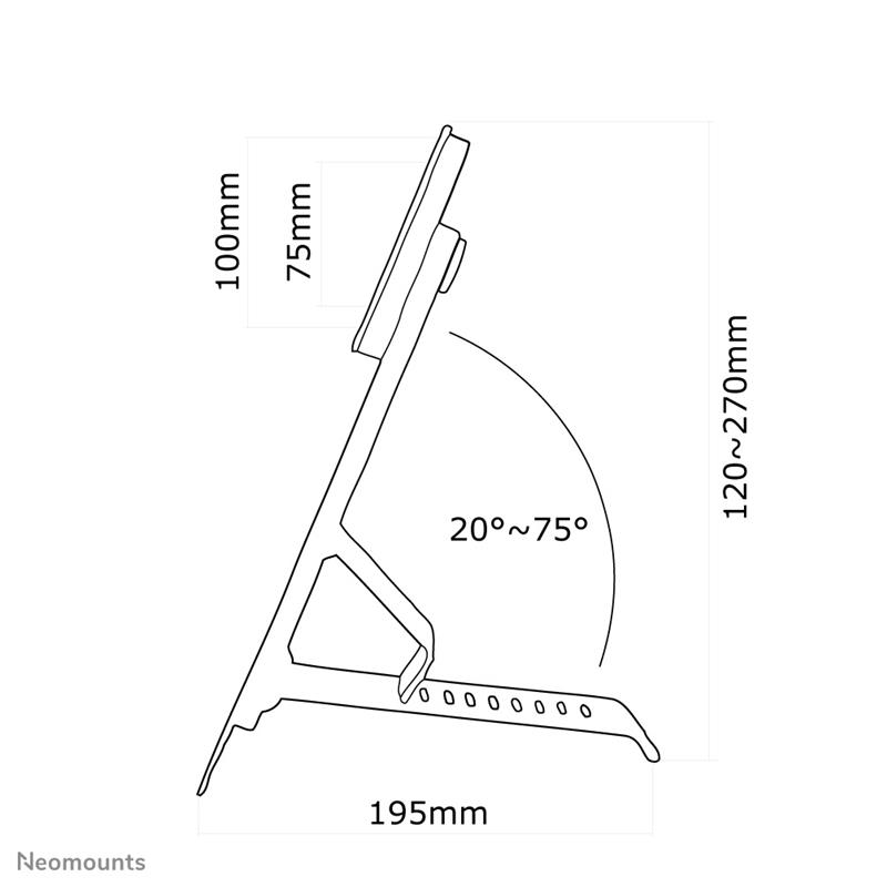 Neomounts monitor stand