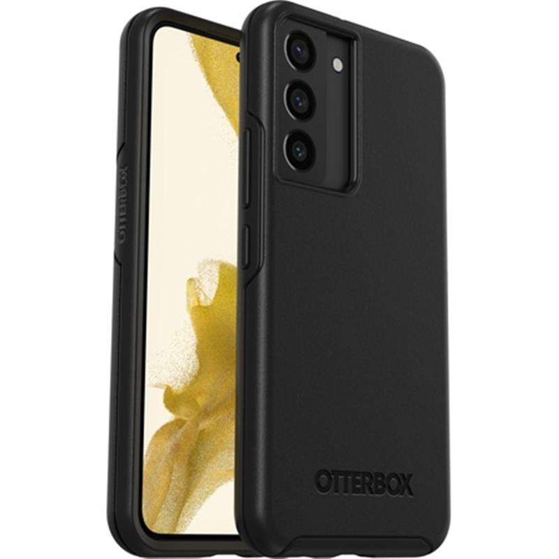 OtterBox Symmetry Antimicrobieel Series for Samsung Galaxy S22, black - Geen retailverpakking