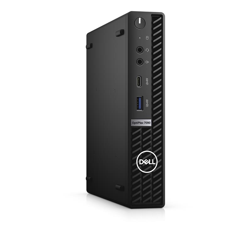 DELL OptiPlex 7090 DDR4-SDRAM i5-10500T MFF Intel® 10de generatie Core™ i5 16 GB 256 GB SSD Windows 10 Pro Mini PC Zwart