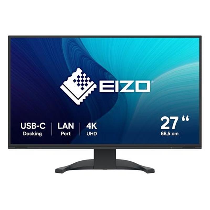 EIZO FlexScan EV2740X computer monitor 68 6 cm 27 3840 x 2160 Pixels 4K Ultra HD LCD Zwart