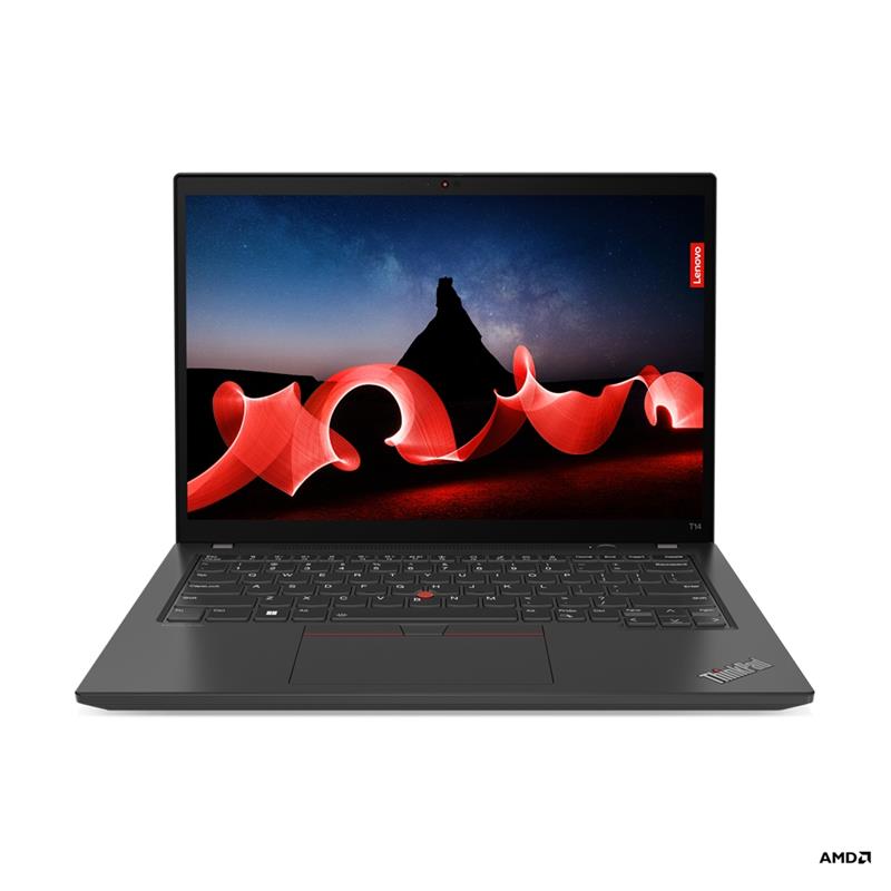 Lenovo ThinkPad T14 Laptop 35,6 cm (14"") WUXGA AMD Ryzen™ 5 PRO 7540U 16 GB LPDDR5x-SDRAM 512 GB SSD Wi-Fi 6E (802.11ax) Windows 11 Pro Zwart