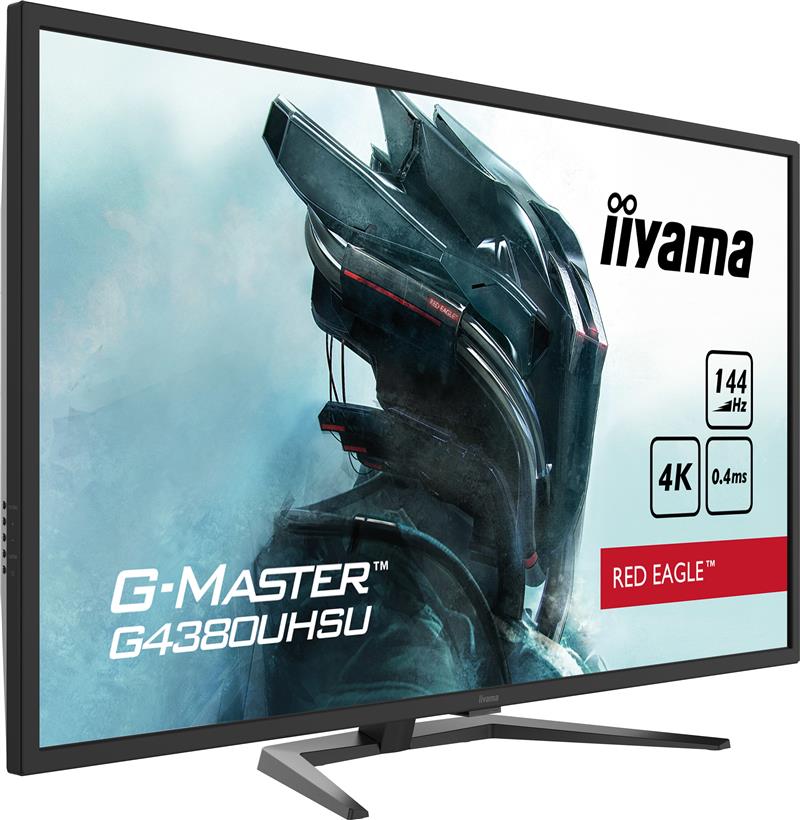 iiyama G-MASTER G4380UHSU-B1 computer monitor 108 cm (42.5"") 3840 x 2160 Pixels 4K Ultra HD LED Zwart