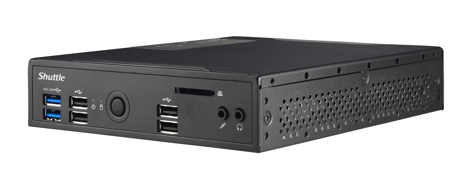 Shuttle XP? slim DS20U 1,3L maat pc Zwart Intel SoC 5205U 1,9 GHz