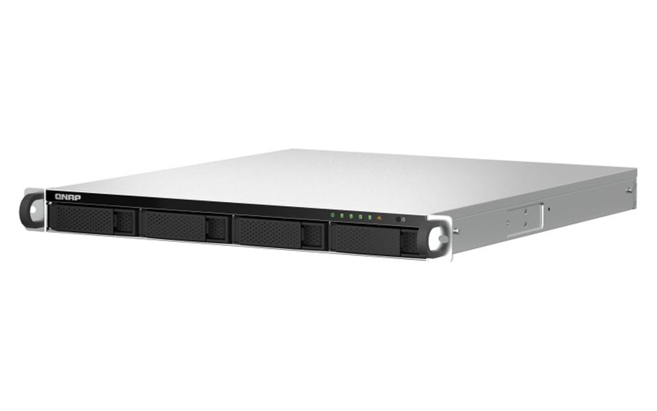 QNAP TS-464U-RP NAS Rack (1U) Ethernet LAN Zwart
