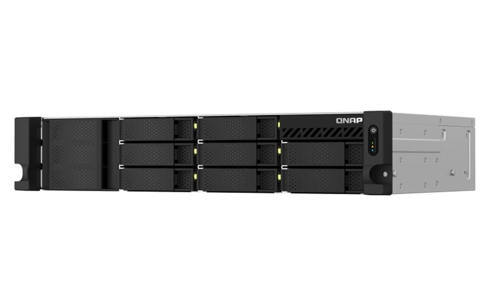 QNAP TS-873AEU-4G data-opslag-server NAS Rack (2U) Ethernet LAN Zwart V1500B