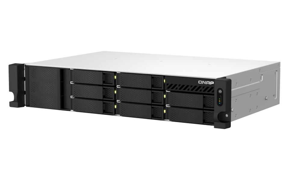 QNAP TS-873AEU-4G data-opslag-server NAS Rack (2U) Ethernet LAN Zwart V1500B