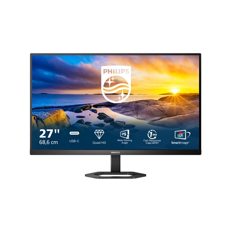 Philips 27E1N5600AE/00 computer monitor 68,6 cm (27"") 2560 x 1440 Pixels Zwart