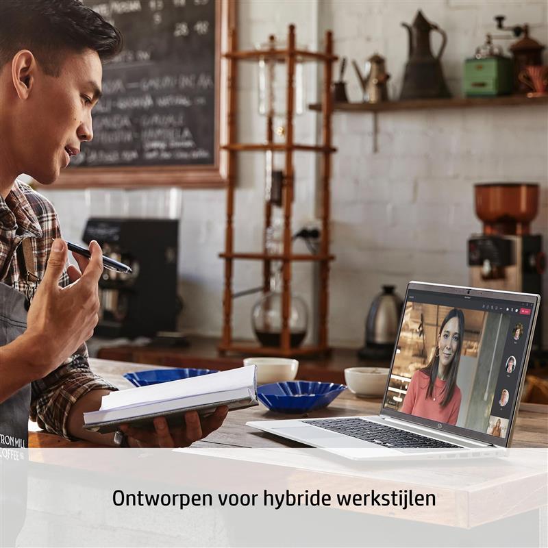 HP ProBook 455 G9 Laptop 39,6 cm (15.6"") Full HD AMD Ryzen™ 5 5625U 8 GB DDR4-SDRAM 256 GB SSD Wi-Fi 6E (802.11ax) Windows 11 Pro Zilver