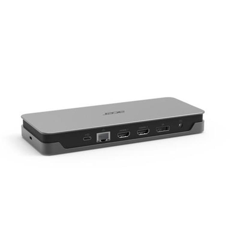 Acer USB Type-C Gen 1 Dock Bedraad USB 3.2 Gen 1 (3.1 Gen 1) Type-C Grijs