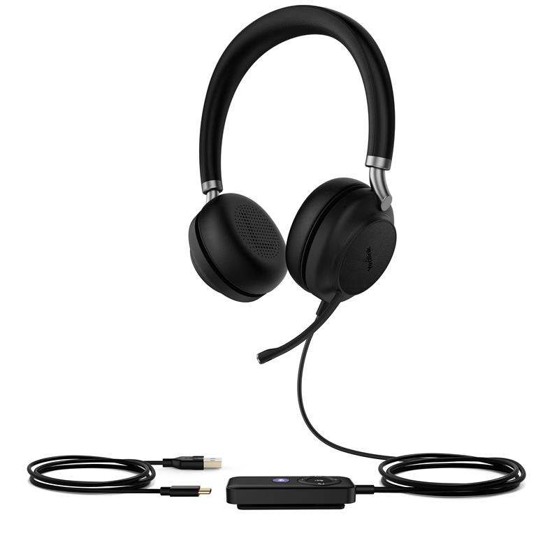 Yealink UH38 Dual Teams Headset Bedraad en draadloos Hoofdband Kantoor/callcenter Bluetooth Zwart