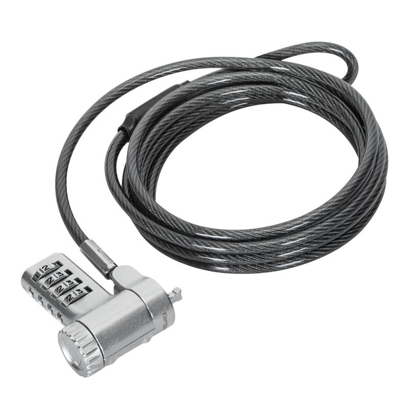 DEFCON Ultimate Universal Resettable Combination Cable Lock with Adaptable Lock Head