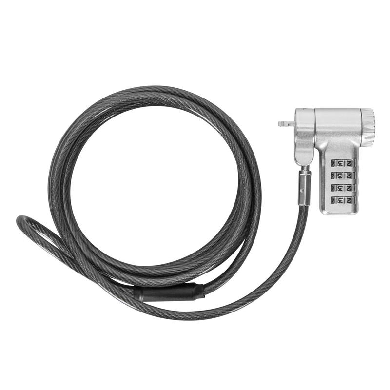 DEFCON Ultimate Universal Resettable Combination Cable Lock with Adaptable Lock Head