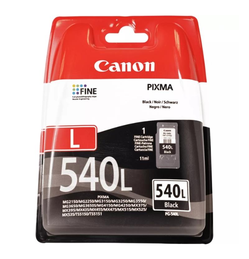 CANON PG-540L EUR Black L Ink Cartridge