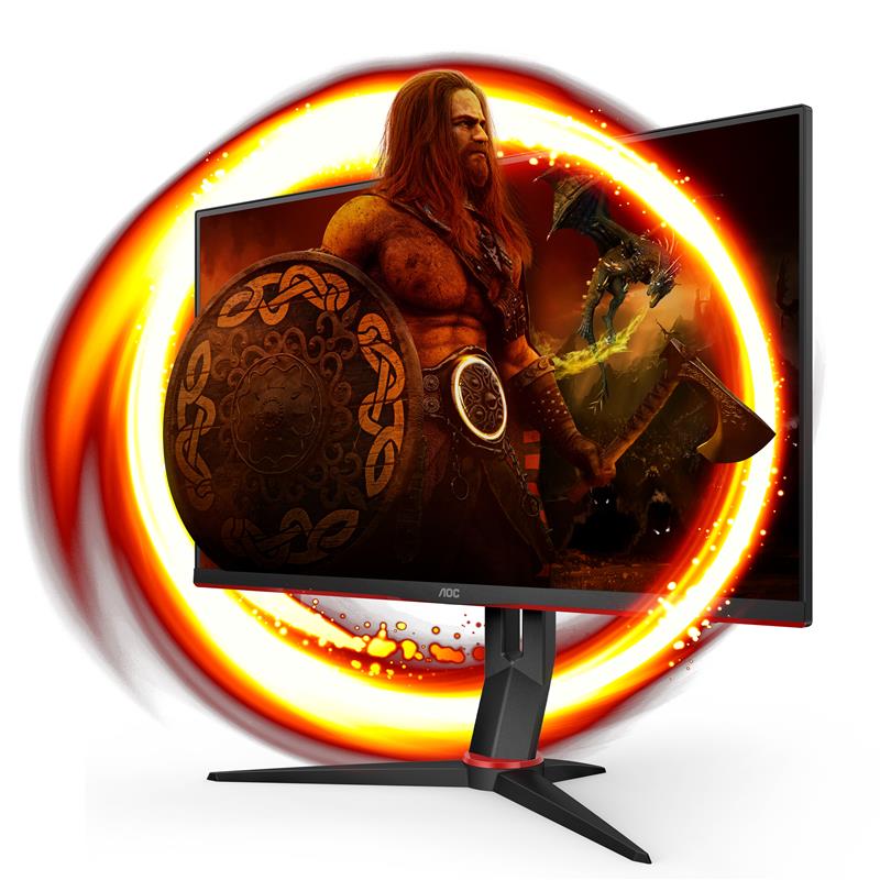 AOC 27G2SPU/BK computer monitor 68,6 cm (27"") 1920 x 1080 Pixels Full HD Zwart, Rood