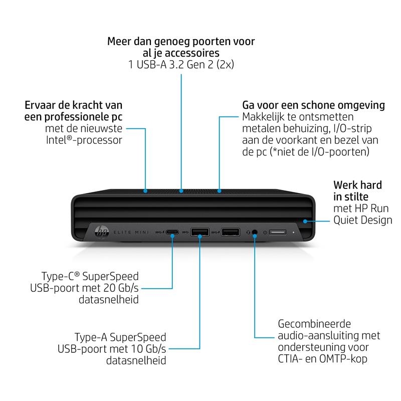 HP Elite Mi 800 G9 i7-13700 16 512GB W11