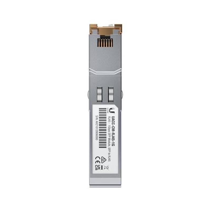 Ubiquiti SFP UACC-CM-RJ45-1G (1er-Pack) UF-RJ45-1G: SFP, 1 Gbps