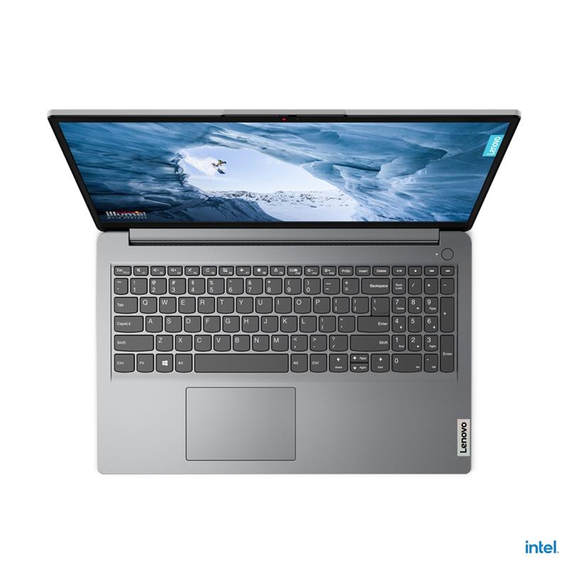 Lenovo IdeaPad 1 N4500 Notebook 39,6 cm (15.6"") Full HD Intel® Celeron® N 4 GB DDR4-SDRAM 128 GB SSD Wi-Fi 6 (802.11ax) Windows 11 Home in S mode Gri