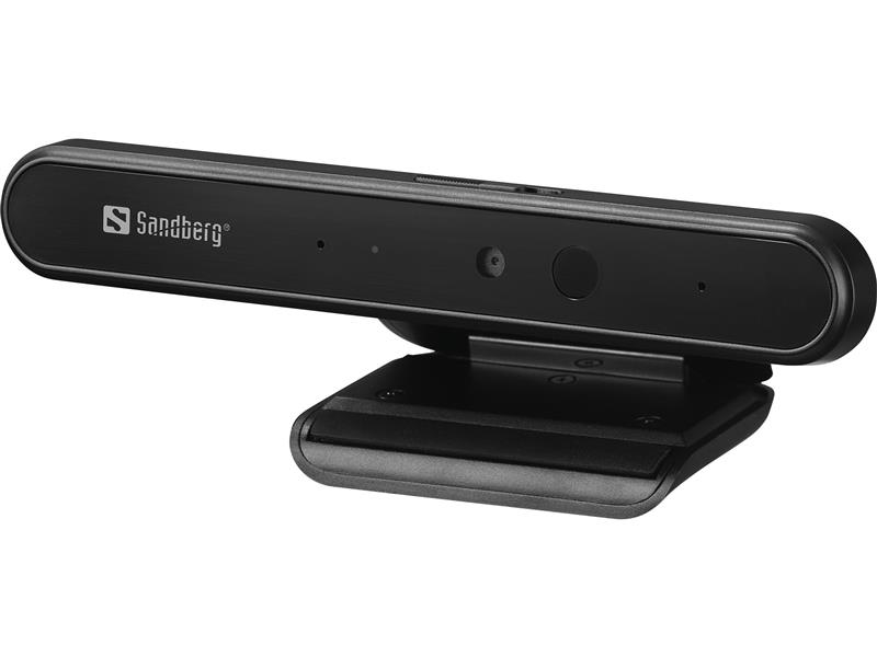 Sandberg Face-ID 1080p webcam 2 MP 1920 x 1080 Pixels USB 3.2 Gen 1 (3.1 Gen 1) Zwart