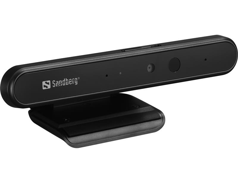 Sandberg Face-ID 1080p webcam 2 MP 1920 x 1080 Pixels USB 3.2 Gen 1 (3.1 Gen 1) Zwart