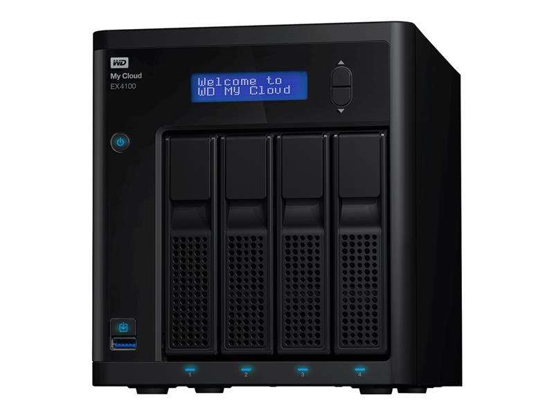 WD My Cloud EX4100 8TB NAS 4-Bay 2x4TB