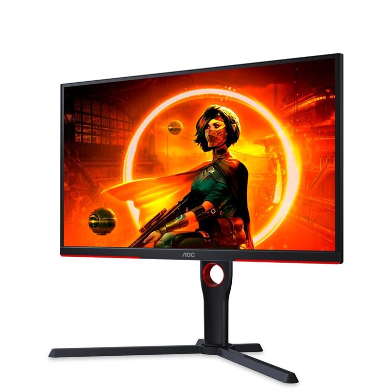 AOC 25G3ZM/BK computer monitor 62,2 cm (24.5) 1920 x 1080 Pixels Full HD Zwart, Rood