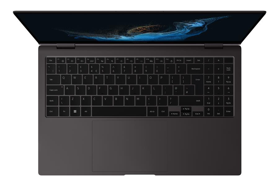 Samsung Galaxy Book2 Pro 360 Galaxy Book2 Pro i7-1260P Hybride (2-in-1) 39,6 cm (15.6"") Touchscreen Full HD Intel® Core™ i7 16 GB LPDDR5-SDRAM 512 GB