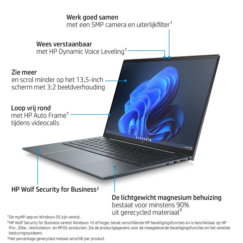 HP Elite Dragonfly 13,5-inch G3 notebook-pc
