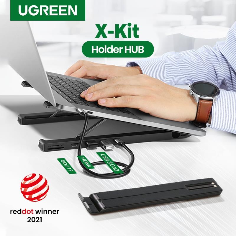 Ugreen X-Kit Bedraad USB 3.2 Gen 1 (3.1 Gen 1) Type-C Zwart