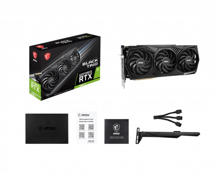 MSI GeForce RTX 3090 Ti BLACK TRIO 24G NVIDIA 24 GB GDDR6X