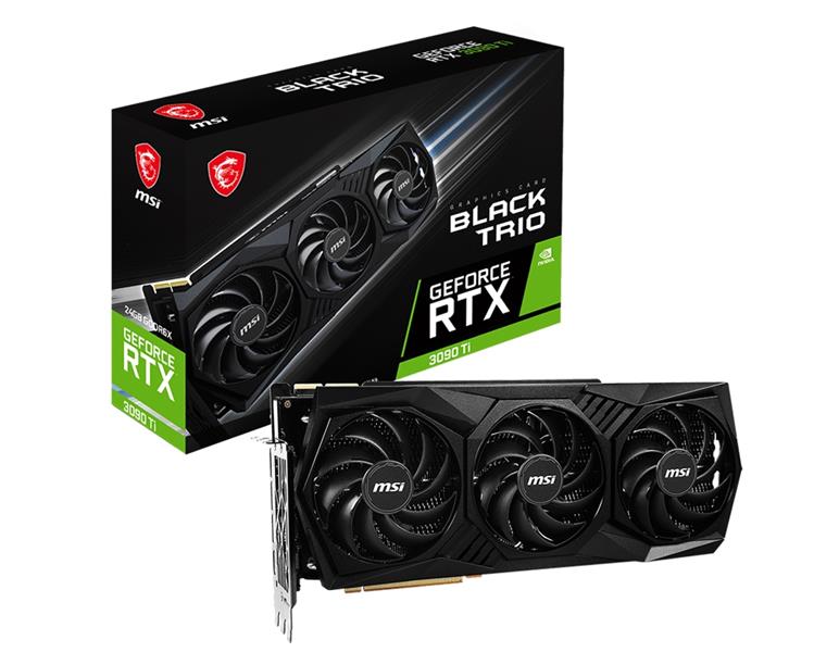 MSI GeForce RTX 3090 Ti BLACK TRIO 24G NVIDIA 24 GB GDDR6X