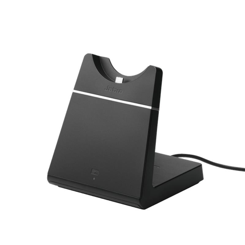 Jabra Evolve 65 Headset Bedraad en draadloos Hoofdband Oproepen/muziek USB Type-A Bluetooth Oplaadhouder Zwart