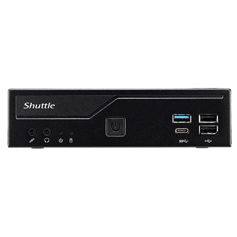 Shuttle XP? slim DH610 PC/workstation barebone 1,3L maat pc Zwart LGA 1700