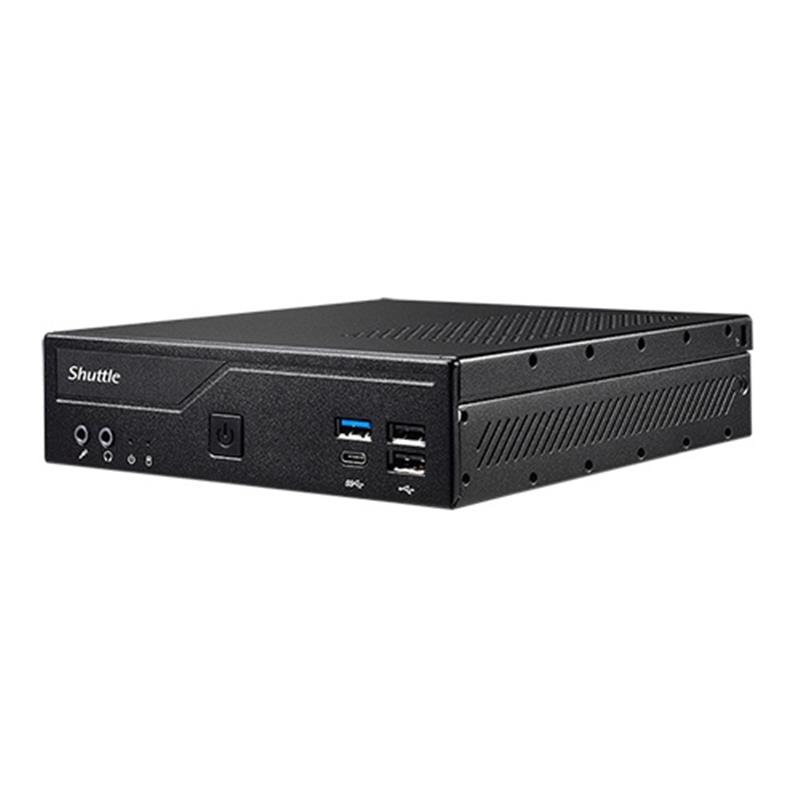 Shuttle XP? slim DH610 PC/workstation barebone 1,3L maat pc Zwart LGA 1700