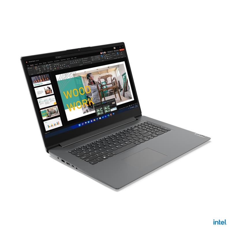 Lenovo V V17 i5-1235U Notebook 43,9 cm (17.3"") Full HD Intel® Core™ i5 16 GB DDR4-SDRAM 512 GB SSD Wi-Fi 6 (802.11ax) Windows 11 Pro Grijs