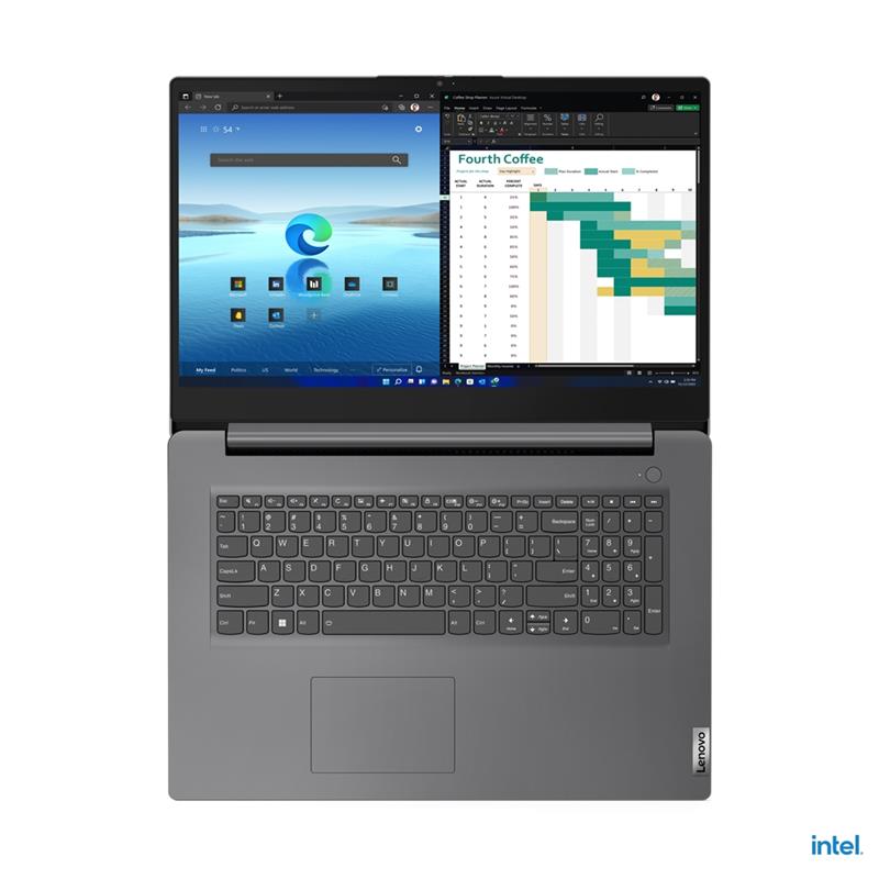 Lenovo V V17 i5-1235U Notebook 43,9 cm (17.3"") Full HD Intel® Core™ i5 8 GB DDR4-SDRAM 256 GB SSD Wi-Fi 6 (802.11ax) Windows 11 Pro Grijs