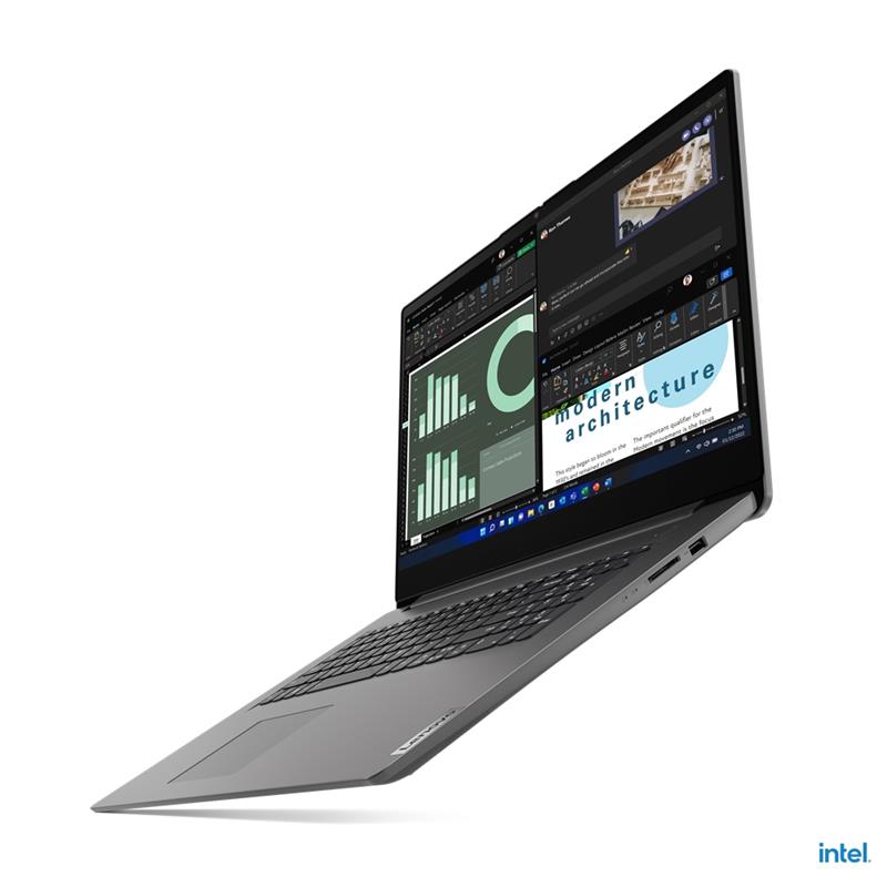 Lenovo V V17 i5-1235U Notebook 43,9 cm (17.3"") Full HD Intel® Core™ i5 16 GB DDR4-SDRAM 512 GB SSD Wi-Fi 6 (802.11ax) Windows 11 Pro Grijs