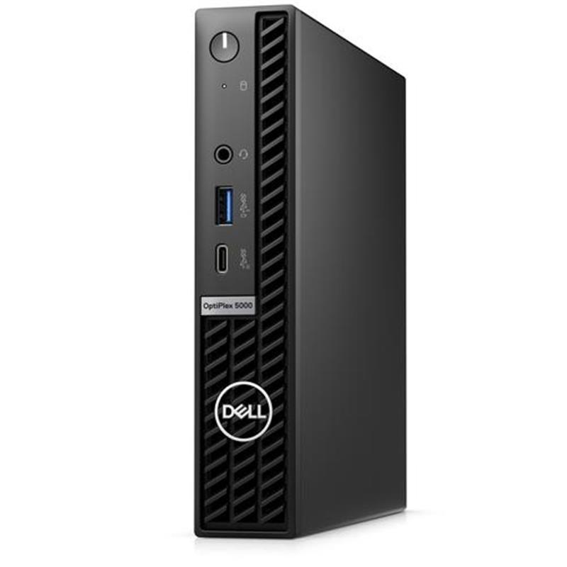 DELL OptiPlex 5000 i5-12500T MFF Intel® Core™ i5 8 GB DDR4-SDRAM 256 GB SSD Windows 10 Pro Mini PC Zwart