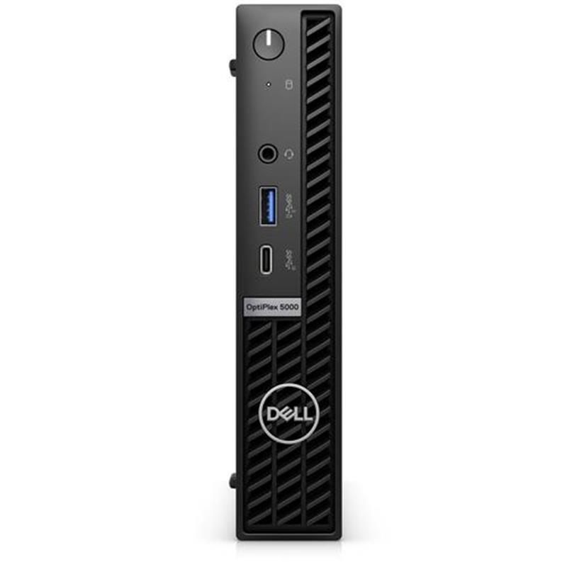 DELL OptiPlex 5000 i5-12500T MFF Intel® Core™ i5 16 GB DDR4-SDRAM 256 GB SSD Windows 10 Pro Mini PC Zwart