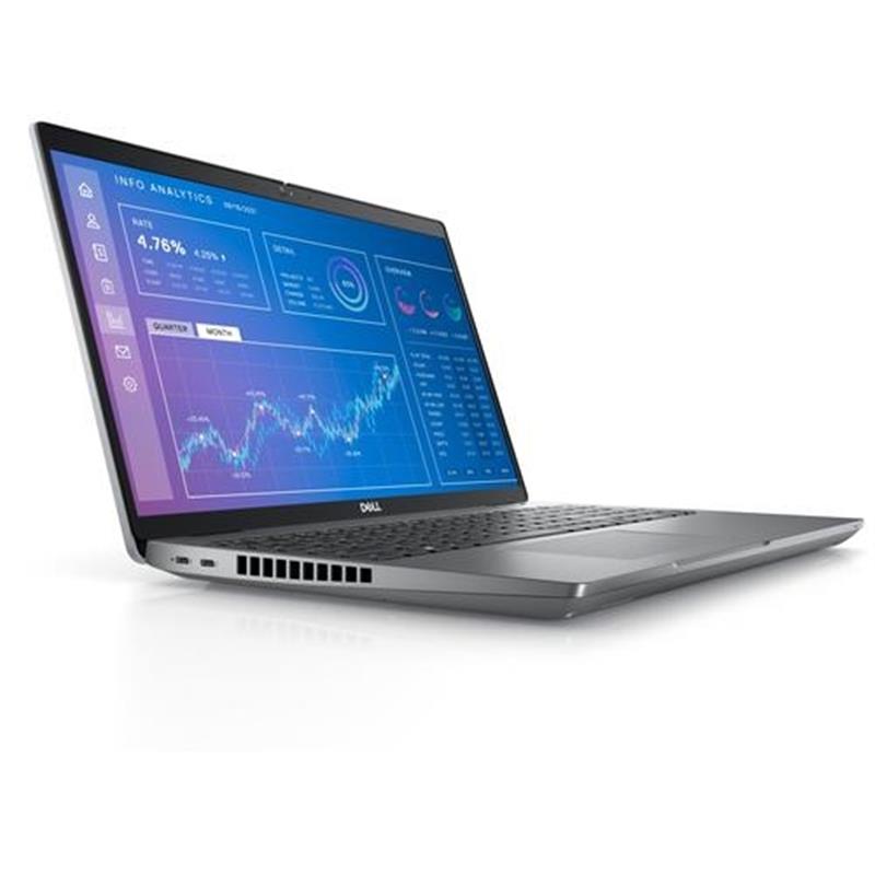 DELL Precision 3571 i7-12700H Mobiel werkstation 39,6 cm (15.6"") Full HD Intel® Core™ i7 16 GB DDR5-SDRAM 512 GB SSD NVIDIA T600 Wi-Fi 6E (802.11ax) 