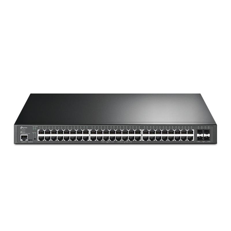 TP-Link TL-SG3452XP JetStream PoE Switch Managed L2+ Gigabit Ethernet (10/100/1000) Power over Ethernet (PoE) 1U Zwart