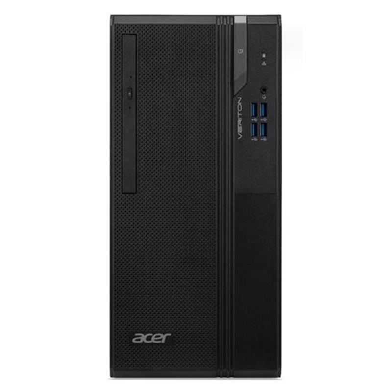 Acer Veriton S2690G I36208 Pro i3-12100 Micro Tower Intel® Core™ i3 8 GB DDR4-SDRAM 256 GB SSD Windows 11 Pro PC Zwart