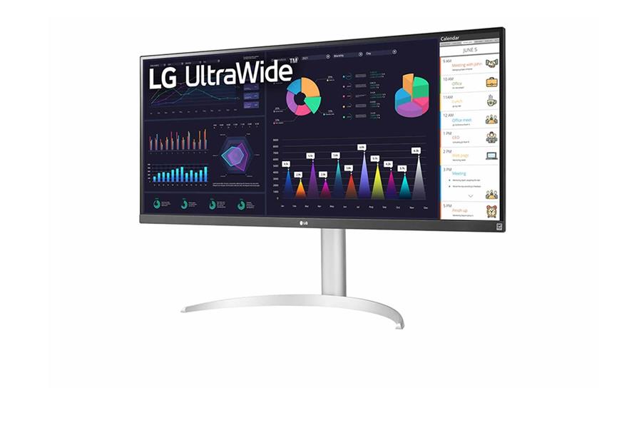 LG 34WQ650-W 86,4 cm (34"") 2560 x 1080 Pixels 4K Ultra HD LCD Zilver, Wit