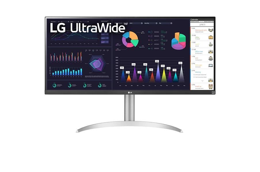 LG 34WQ650-W 86,4 cm (34"") 2560 x 1080 Pixels 4K Ultra HD LCD Zilver, Wit