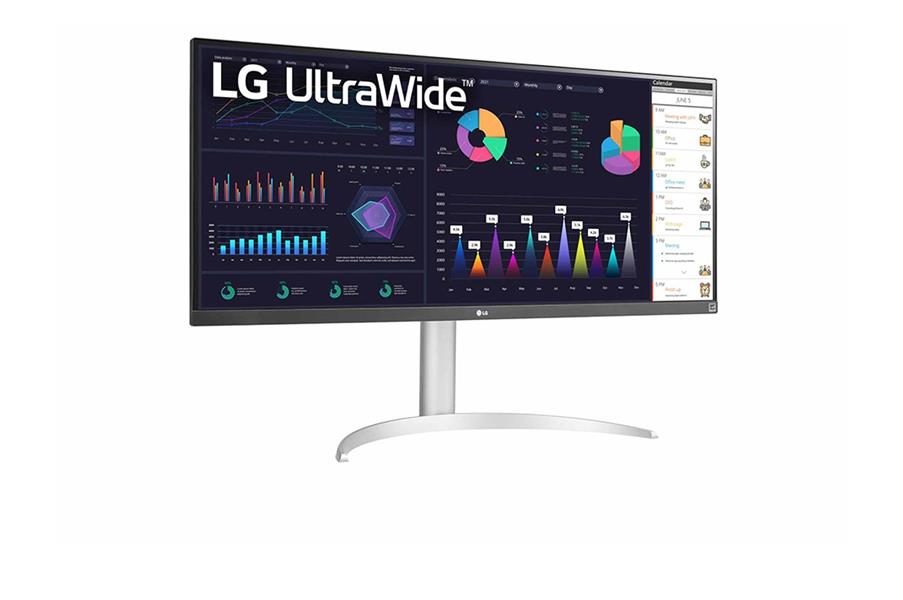 LG 34WQ650-W 86,4 cm (34"") 2560 x 1080 Pixels 4K Ultra HD LCD Zilver, Wit