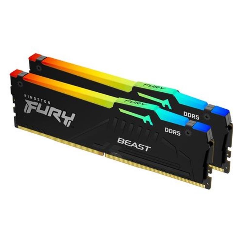 32GB 6000MTs DDR5 DIMM K2 FURY Beast RGB