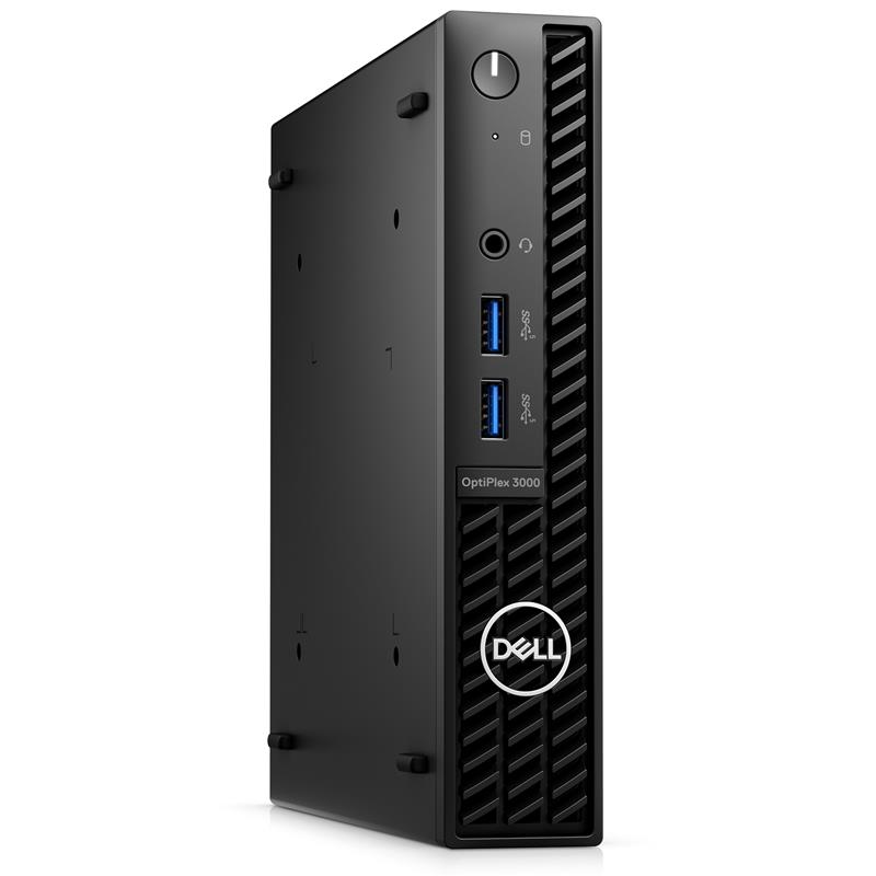 DELL OptiPlex 3000 i5-12500T mini PC Intel® Core™ i5 8 GB DDR4-SDRAM 256 GB SSD Windows 10 Pro Zwart