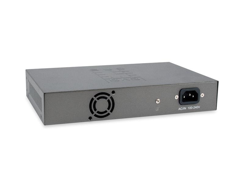 LevelOne GEP-1221 netwerk-switch Unmanaged Gigabit Ethernet (10/100/1000) Power over Ethernet (PoE) Zwart