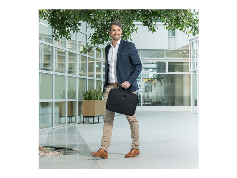 Dicota Eco Top Traveller BASE notebooktas 35 8 cm 14 1 Tas met bovensluiting Zwart
