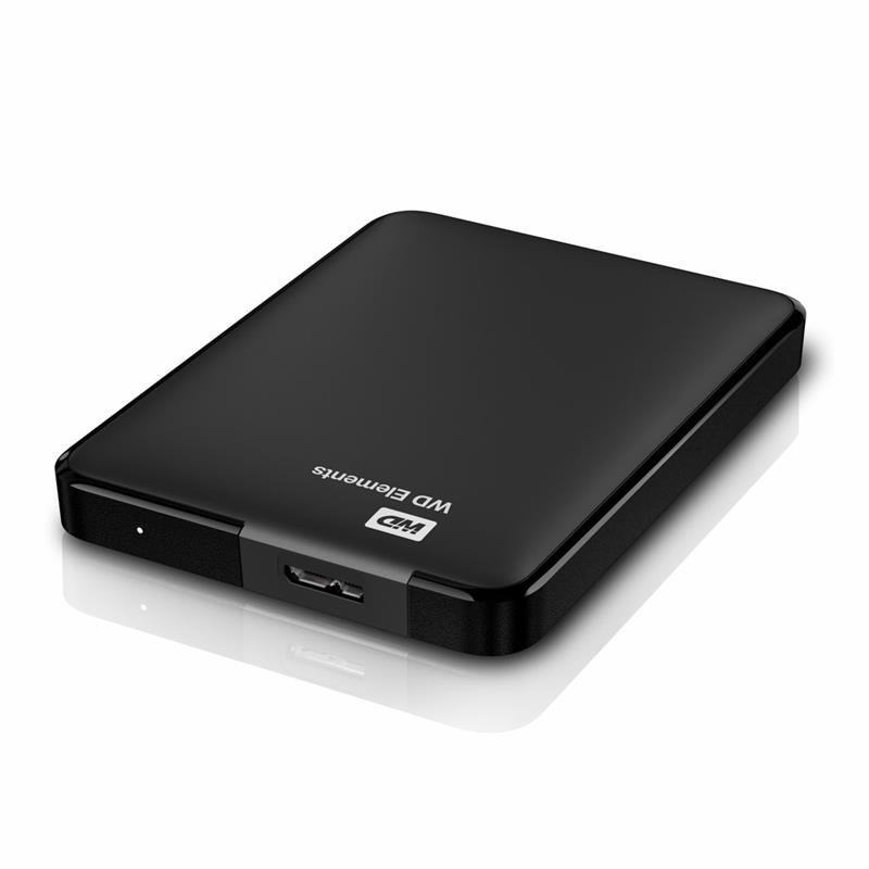 Western Digital WD Elements Portable 2.5 Inch externe HDD 2TB, Zwart