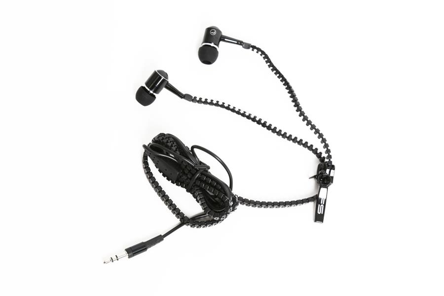 FREESTYLE ZIP EARPHONES MIC FH2111 BLACK 41798
